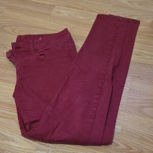 American Eagle Outfitters Red Women Jeans